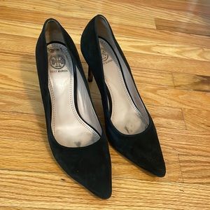Tory Burch Pumps Black Suede size 8.5
